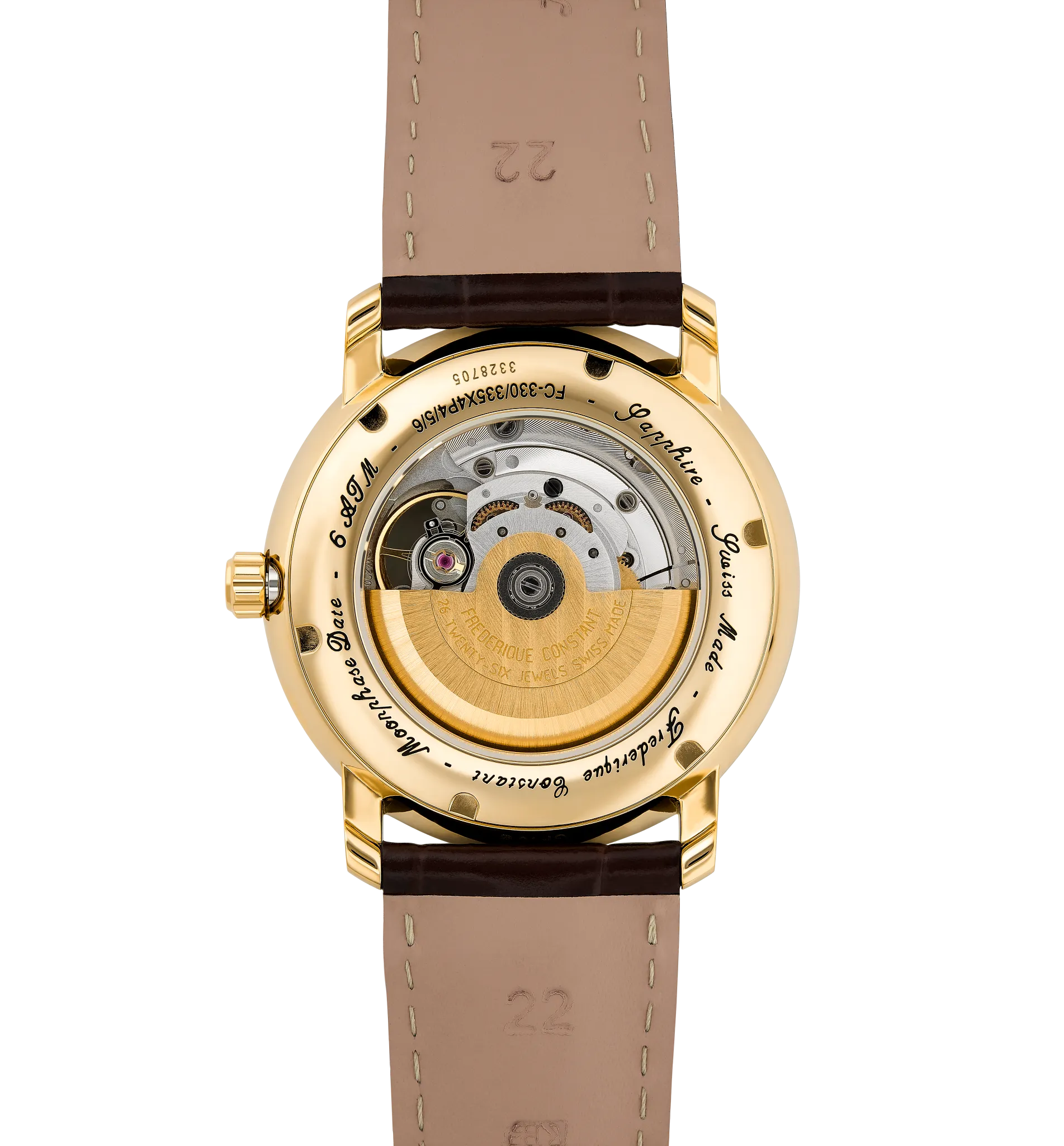 Classics Heart Beat Moonphase Date Watch FC-335MC4P5 | Frederique